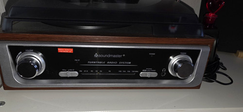 Soundmaster turntable radio - turntable,